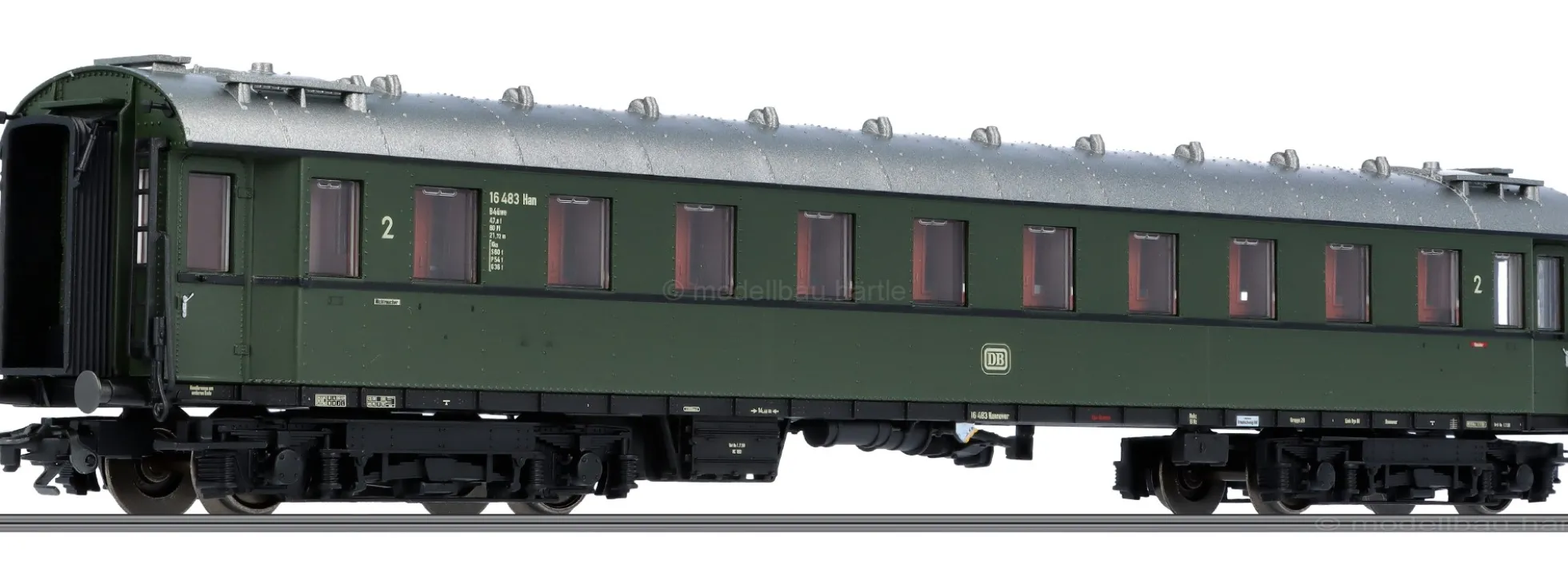 märklin 42521 Schnellzugwagen 2. Kl. B4üwe DB | Spur H0