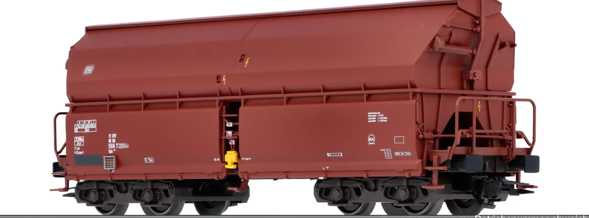 märklin 00730-03 Schwenkdachwagen Tals 968 DB | Spur H0