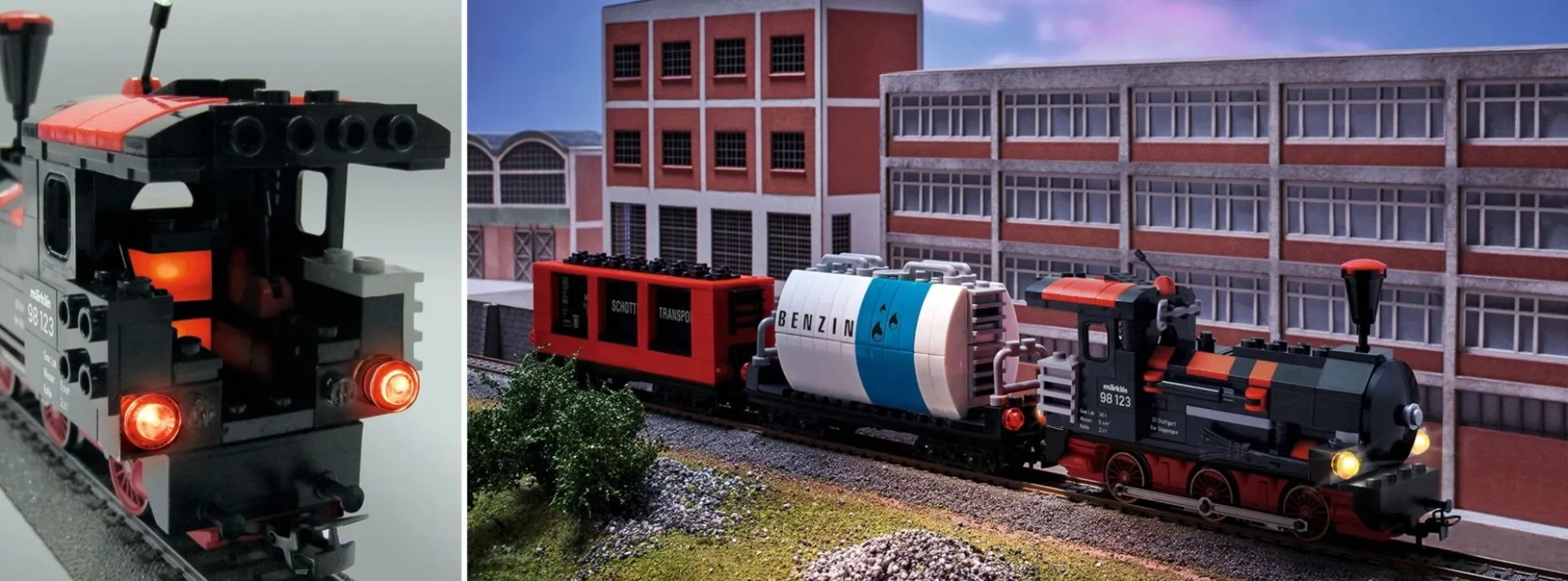 märklin 29730 Start Up Startpackung Bausteinzug | Sound + Licht | Spur H0