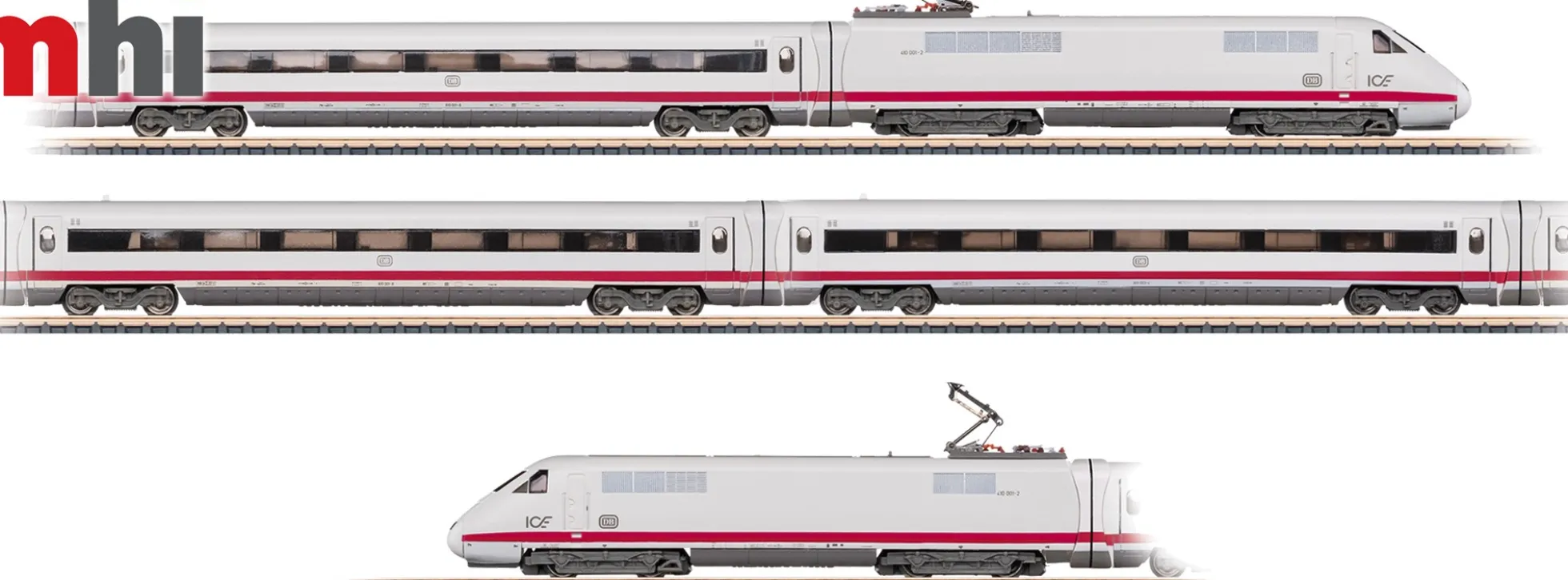 märklin 88716 5-tlg. Set InterCityExperimental ICE-V 410.0 DB | mhi | Spur Z