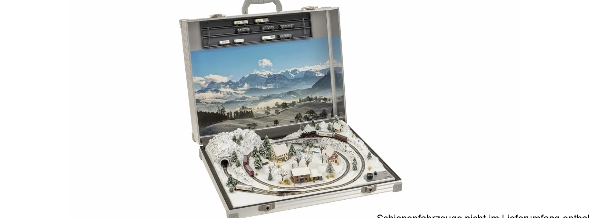 NOCH 88318 Modellbahnkoffer St. Anton mit Märklin Gleisen | Spur Z