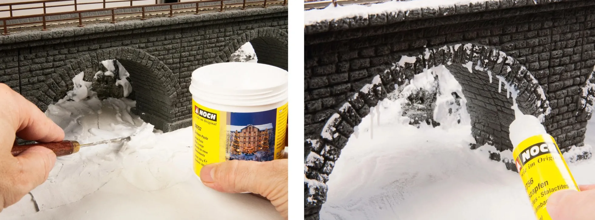 NOCH 60815 Perfekt-Set Winter-Landschaft Zubehörset für alle Spurweiten geeignet
