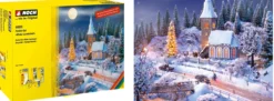 NOCH 60815 Perfekt-Set Winter-Landschaft Zubehörset für alle Spurweiten geeignet
