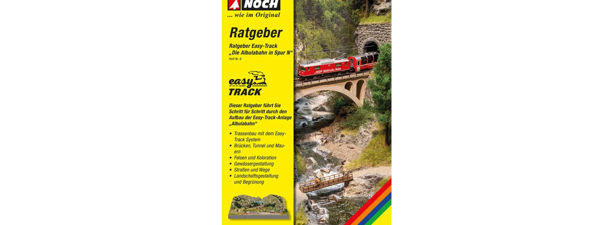 NOCH 71901 Ratgeber Easy-Track - Die Albulabahn in Spur N | Anlagenbau