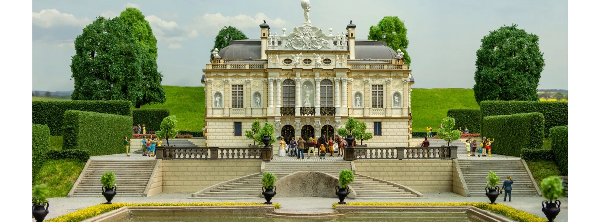 NOCH 66991 Schloss Linderhof | Laser-Cut | Gebäude Bausatz Spur H0