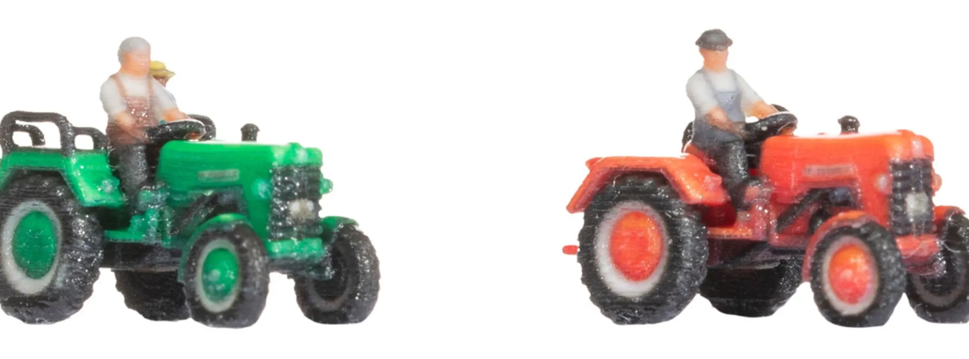 NOCH 44609 Traktor McCormick D | 2 Stück | Landwirtschaftsmodell 1:220