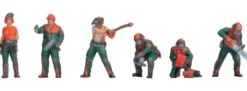 NOCH 35105 Waldarbeiter | 6 Stück | Figuren Spur N