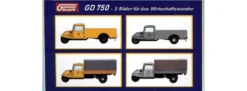 NPE 88521 4-tlg. Set Goliath GD 750 Deutsche Bundespost | Modellautos 1:87