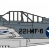 OXFORD 81AC131 Brewster F2A Buffalo VMF-221 USMC | WINGS 1:72