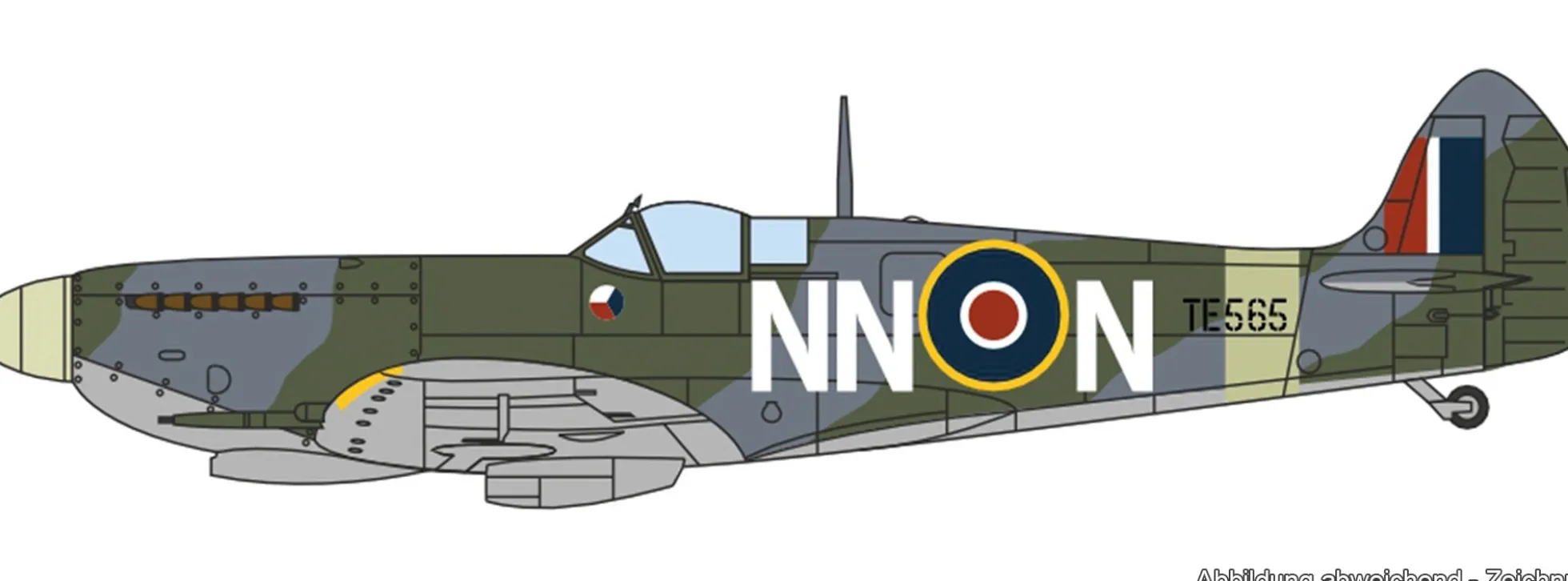 OXFORD 81AC123 Supermarine Spitfire RAF No. 310 | WINGS 1:72