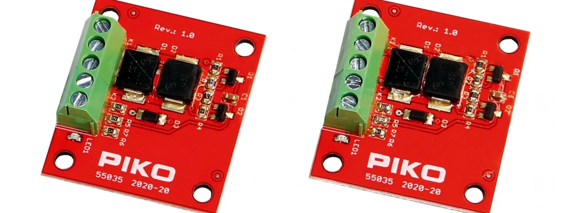 PIKO 55035 Rückmeldesensor | 2 Stück | Spur H0 + N