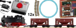 PIKO 37100 Start-Set BR 80 mit Güterzug DB | Spur G