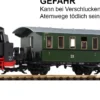 PIKO 37125 Start-Set Personenzug mit Dampflok BR 80 DB Spur G