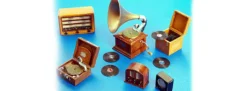 Plus-Model 6797266 Radios und Gramophone 14-tlg. Resin-Bausatz 1:35