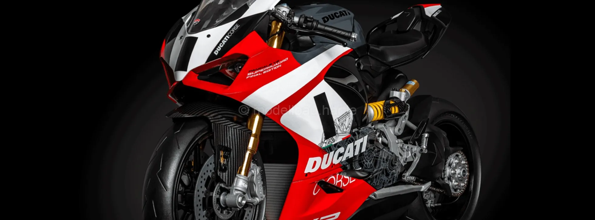 POCHER HK124 Ducati Panigale - V2 Superquadro Final Edition | Premium Motorrad Bausatz 1:4
