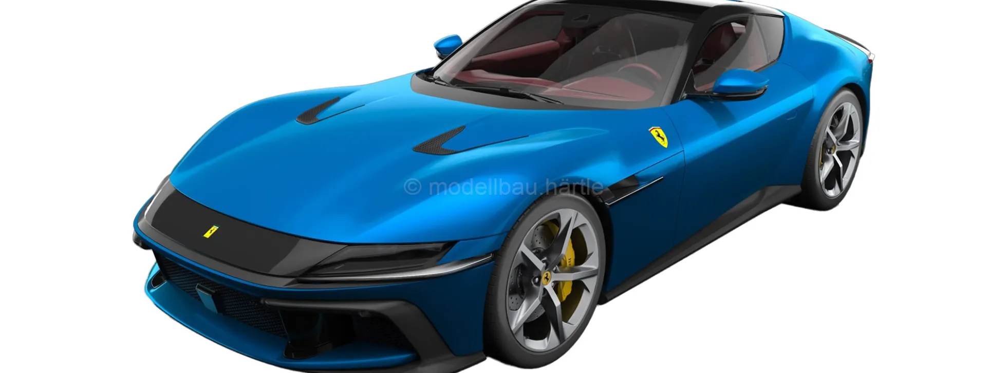 POCHER HK127 Ferrari 12Cilindri - Blu Corsa | Premium Auto Bausatz 1:8