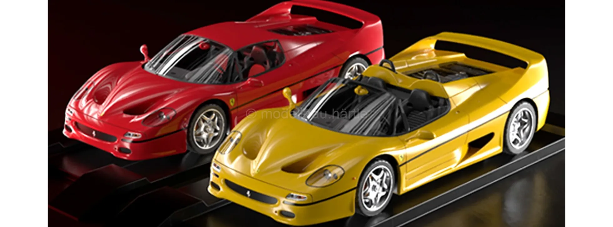 POCHER HK63 Ferrari F50 - Giallo Modena | Premium Auto Bausatz 1:8