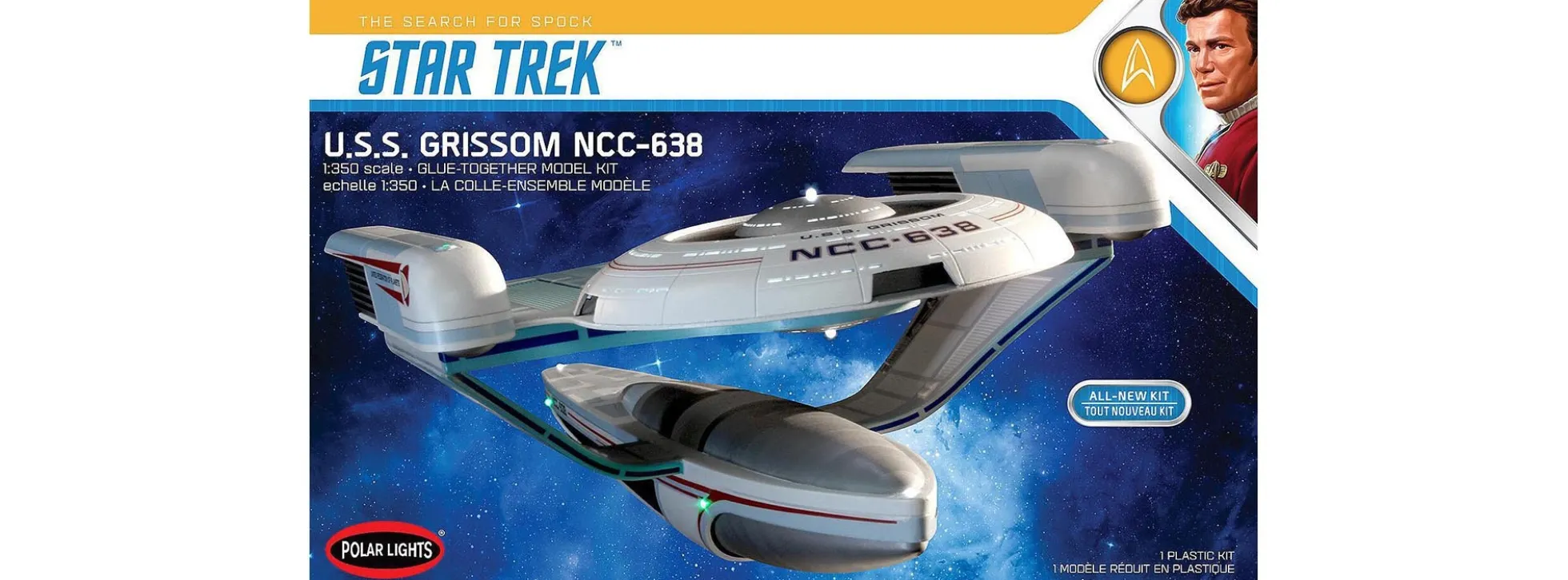 Polar-Lights 592991 Star Trek USS Grissom NCC 638 | Raumfahrt Bausatz 1:350