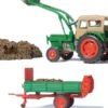 Preiser 17944 Ackerschlepper Deutz D 6206 mit BAAS-Lader | Traktormodell 1:87