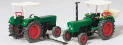 Preiser 17920 Ackerschlepper Deutz D 6206 | 2 Stück | Traktor Bausatz 1:87