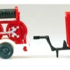 Preiser 35010 Anhaenger ZIEGLER | 2 Stück | Feuerwehrmodell 1:87