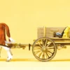 Preiser 30412 Bauernwagen + Figuren Spur H0