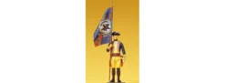 Preiser 54117 Fahnenträger stehend Militaria-Figur 1:24