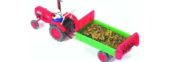 Preiser 17940 Fahr Traktor mit Einachs-Dungstreuer | Landwirtschaftsmodell 1:87