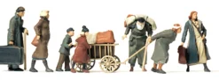 Preiser 72531 Flüchtlinge (7 Stck.) Figuren Bausatz 1:72