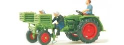 Preiser 17935 Geräteträger mit Kartoffellegemaschine | Landwirtschaftsmodell 1:87