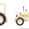 Preiser 24679 Hanomag R55 weiß | 2 Stück | Landwirtschaftsmodell Bausatz 1:87