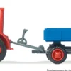 Preiser 79502 Hanomag-Schlepper mit Anhänger | Landwirtschaftsmodell Spur N