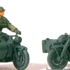 Preiser 72538 Kradschützen aufgesessen + Motorrad Zündapp KS 750 | 1:72