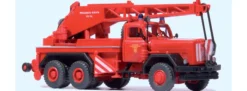 Preiser 35033 Kranwagen KW 16 F Magirus 250 D 25 A | Fertigmodell 1:87