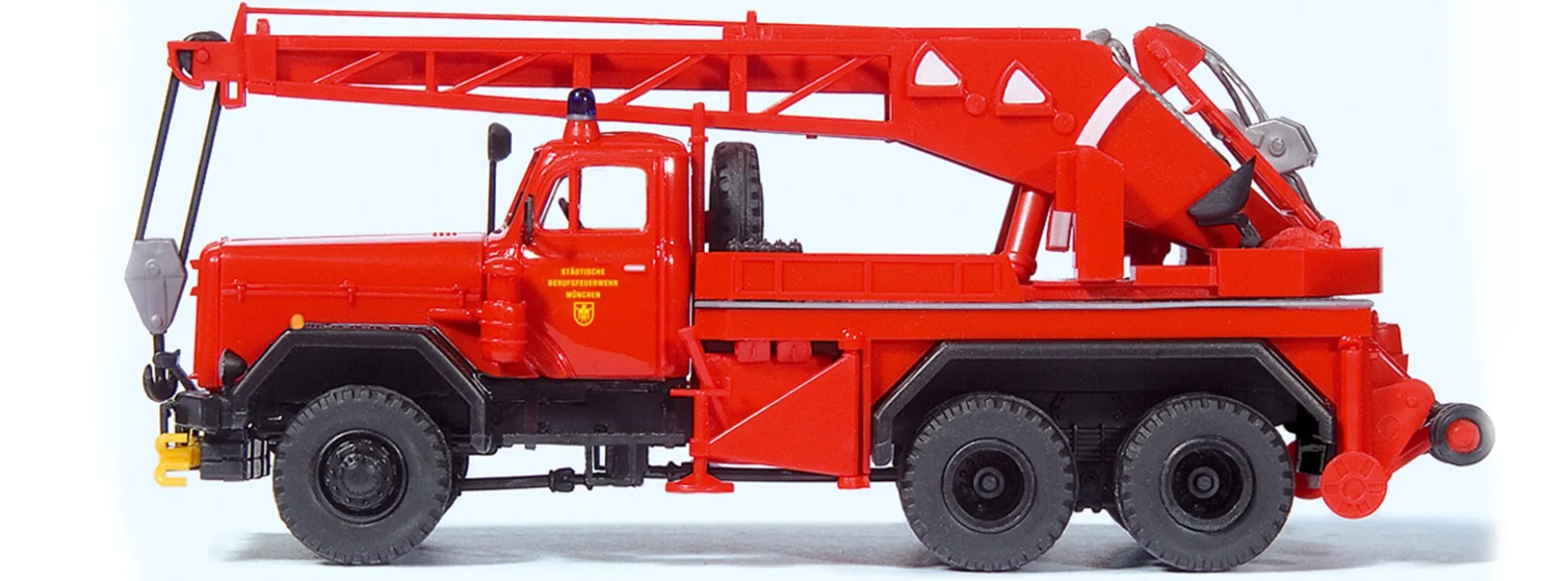Preiser 31269 Kranwagen KW16 Magirus Feuerwehr | Bausatz 1:87