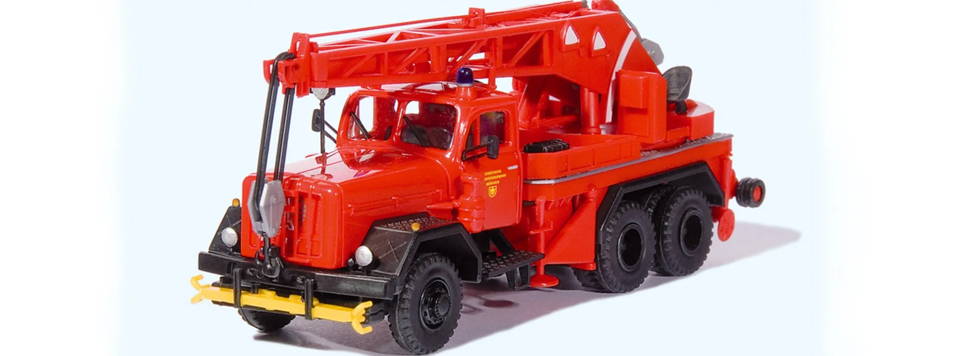 Preiser 31269 Kranwagen KW16 Magirus Feuerwehr | Bausatz 1:87