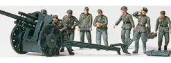 Preiser 16514 Leichte Feldhaubitze leFH 18 im Gefecht DR | Bausatz Spur H0
