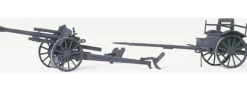 Preiser 16527 Leichte Feldhaubitze leFH 18 DR | Bausatz Spur H0
