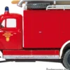 Preiser 31259 Magirus 150 D 10 A SW 2000 | Blaulichtmodell Bausatz 1:87