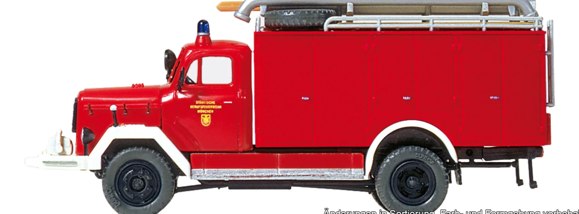 Preiser 31259 Magirus 150 D 10 A SW 2000 | Blaulichtmodell Bausatz 1:87