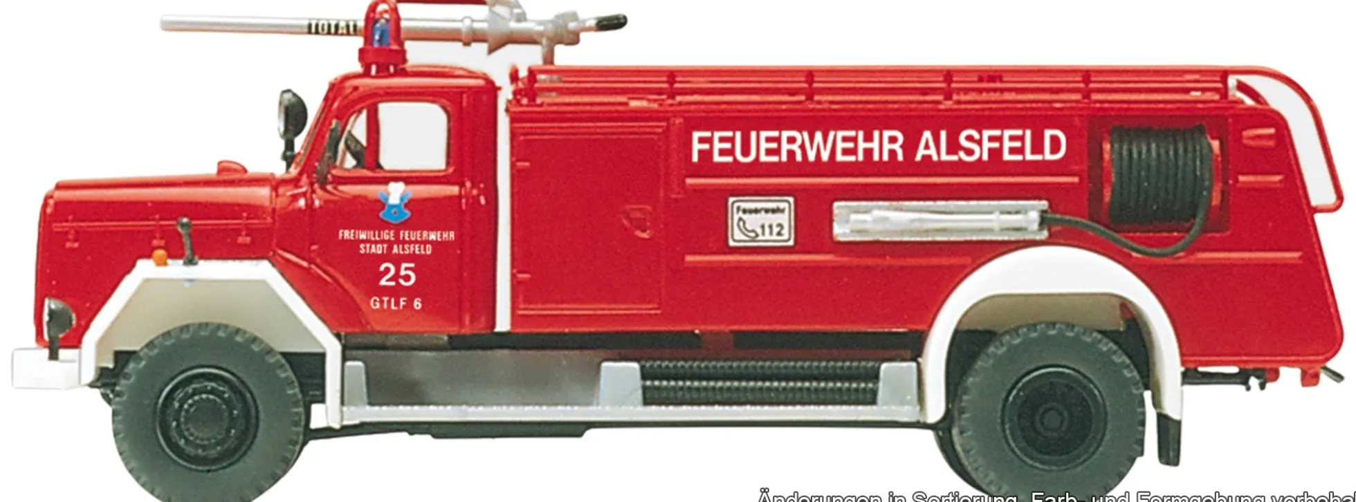 Preiser 31260 Magirus 200 D 16 A ZB 6/24 | Blaulichtmodell Bausatz 1:87
