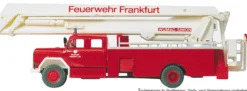 Preiser 31292 Magirus 200 D 16 Gelenkbühne | Blaulichtmodell Bausatz 1:87