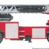Preiser 35012 Magirus DLK 23-12 n.B. | Blaulichtmodell 1:87