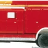 Preiser 31263 Magirus F Mercur 150 A LF 16 | Blaulichtmodell Bausatz 1:87