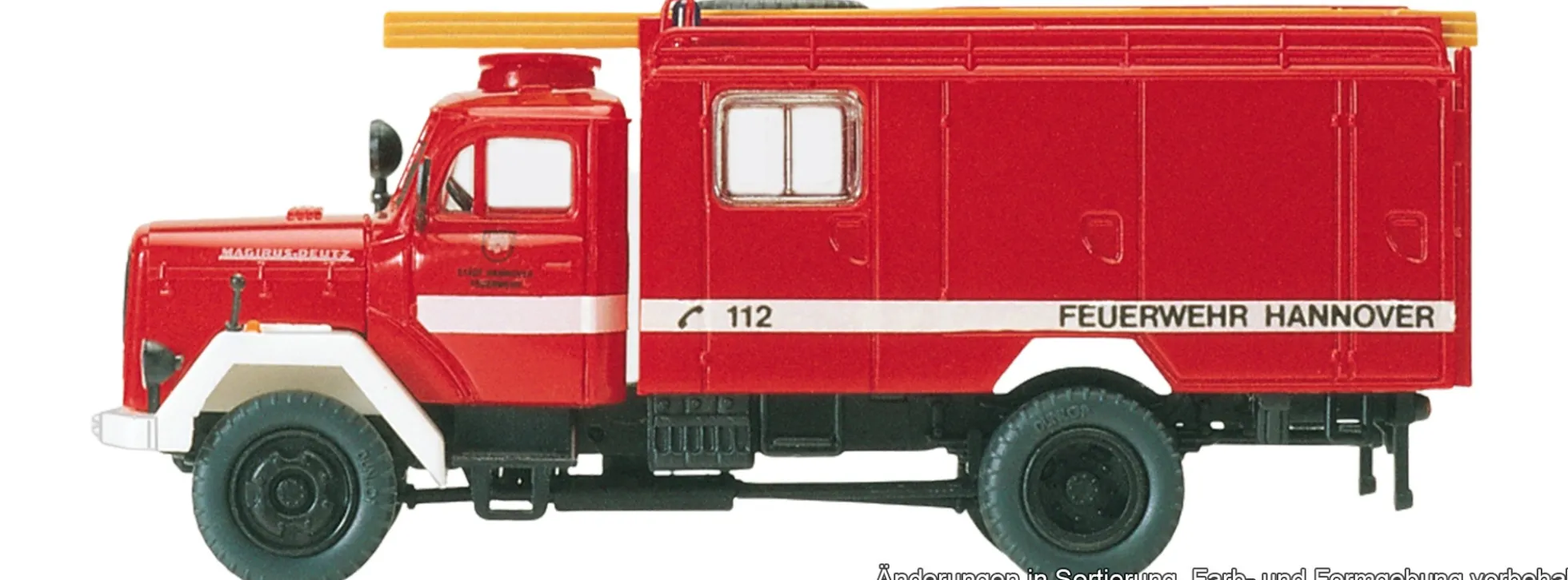 Preiser 31272 Magirus F Mercur 125 A LF 16 TS | Blaulichtmodell Bausatz 1:87