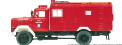 Preiser 31276 Magirus F Mercur 125 A SW 2000 | Blaulichtmodell Bausatz 1:87