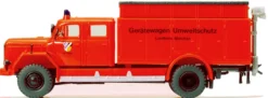 Preiser 35016 Magirus Gerätewagen Umweltschutz | Blaulichtmodell 1:87