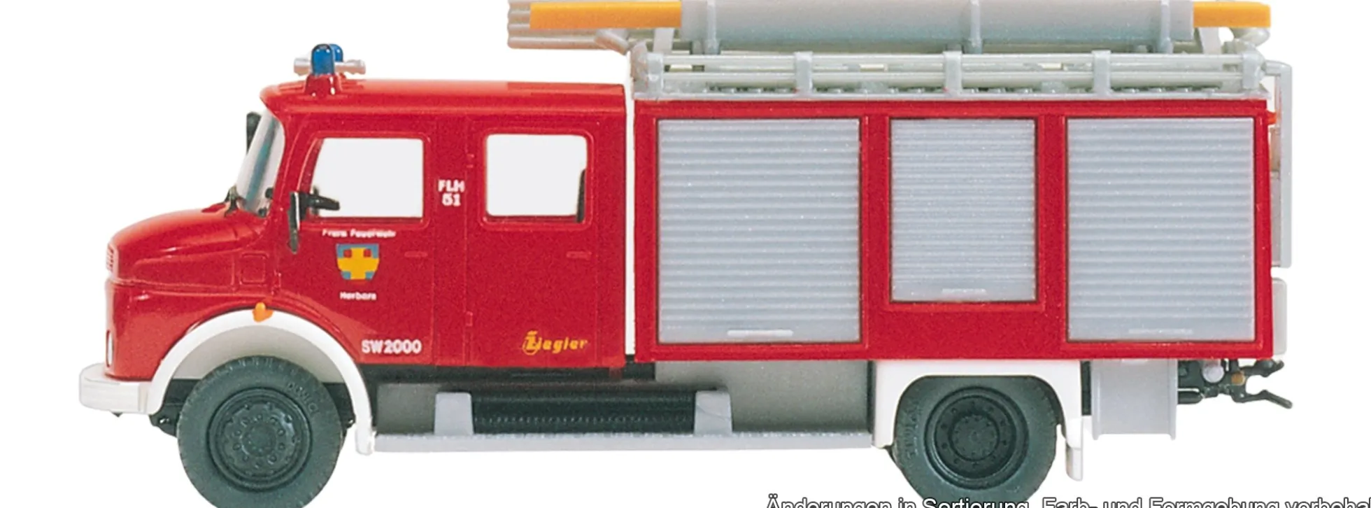 Preiser 31246 Mercedes-Benz LAF 1113 B/42 SW 2000 | Blaulichtmodell Bausatz 1:87