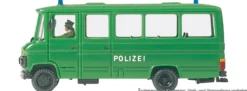 Preiser 37020 Mercedes-Benz L 508 D Grukw Polizei | Blaulichtmodell 1:87