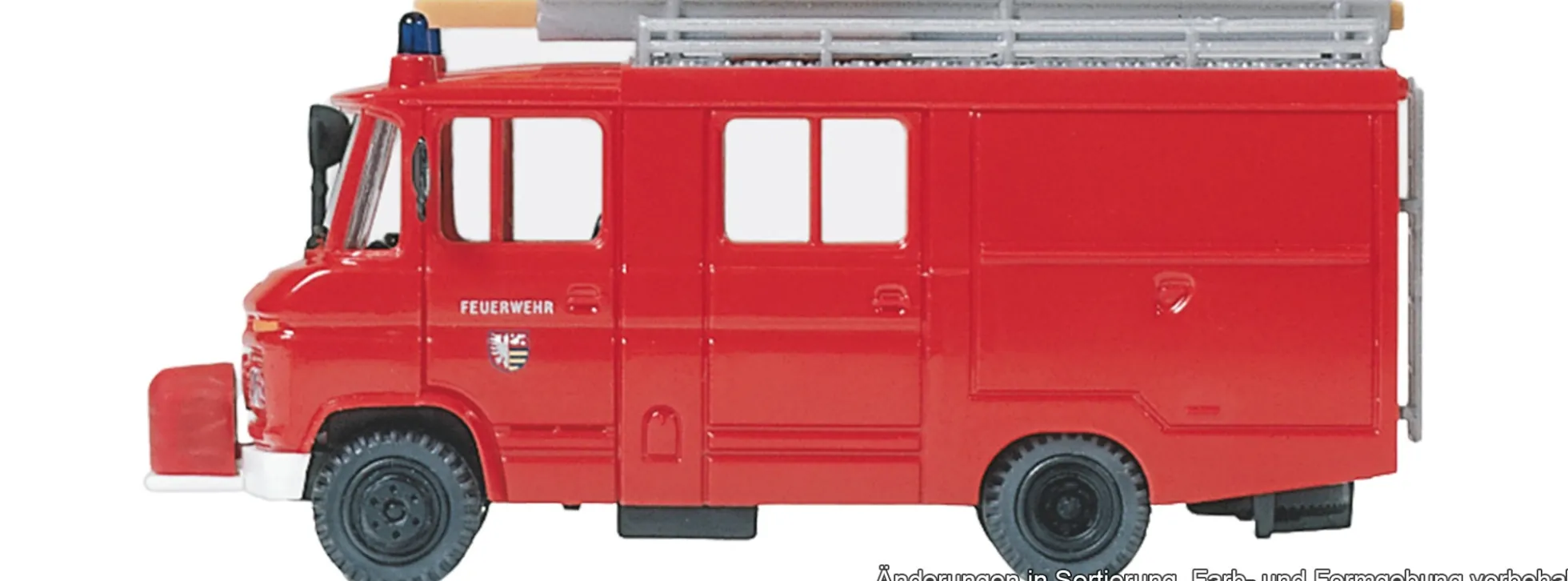 Preiser 35027 Mercedes-Benz 408/29 LF 8 | Blaulichtmodell 1:87